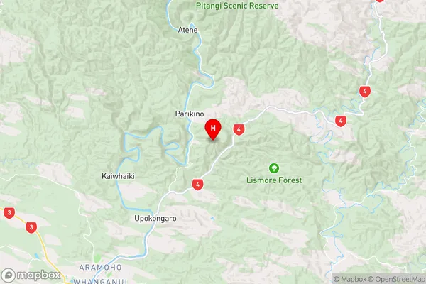 Parikino,Manawatu-Wanganui Region Map