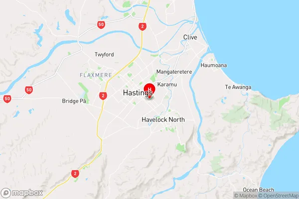 Parkvale,Hawke's Bay Region Map