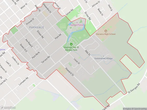 ZipCode 4156 Map for Parkvale