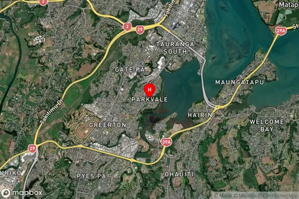 Parkvale,Bay of Plenty Satellite Map