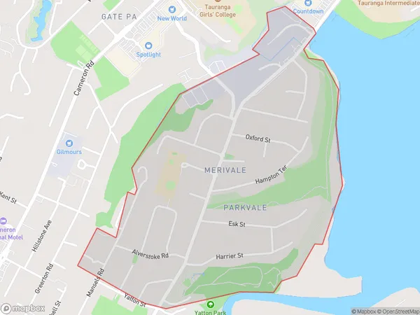 ZipCode 3112 Map for Parkvale