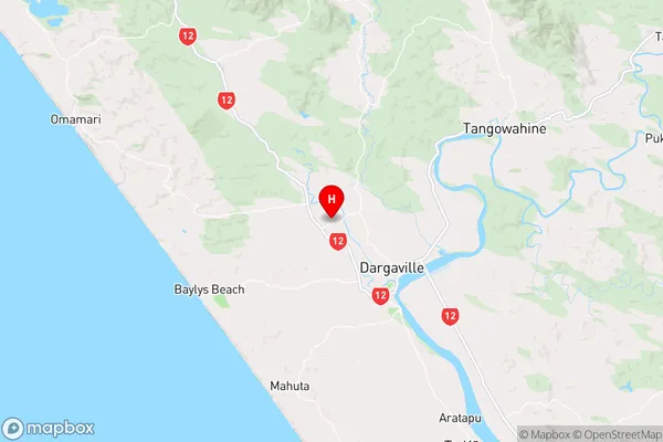 Parore,Northland Region Map