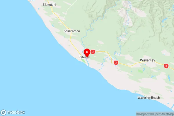 Patea,Taranaki Region Map