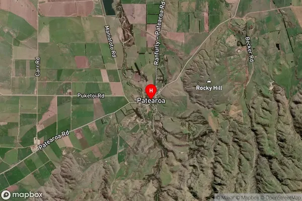 Patearoa,Otago Satellite Map
