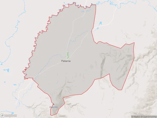 Patearoa, Otago Polygon Area Map