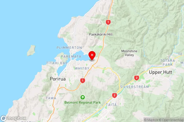 Pauatahanui,Wellington Region Map