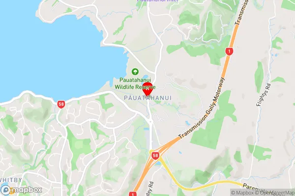 Pauatahanui,Wellington Area Map