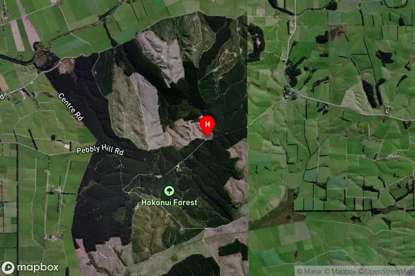 Pebbly Hill,Southland Satellite Map