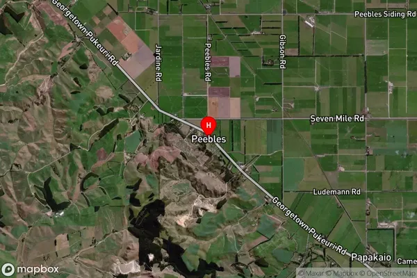 Peebles,Otago Satellite Map