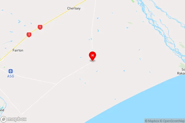 Pendarves,Canterbury Region Map