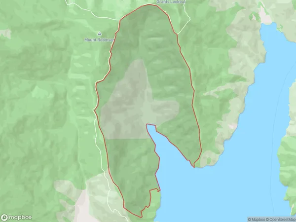 Big Bay, Marlborough Polygon Area Map