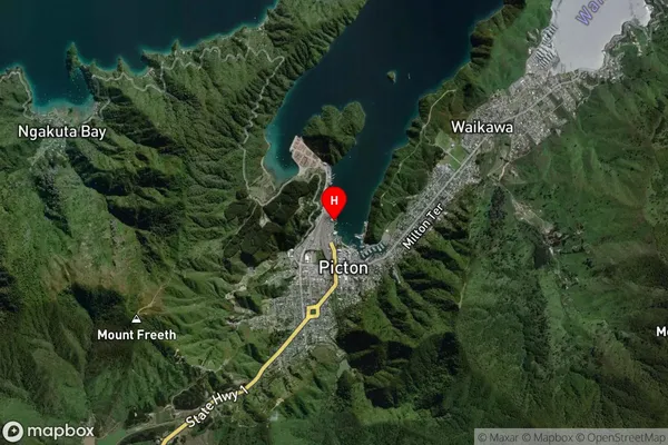 Picton,Marlborough Satellite Map