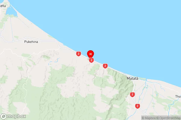 Pikowai,Bay of Plenty Region Map