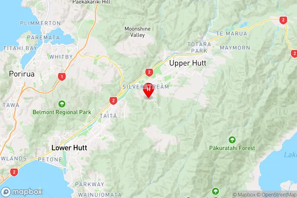 Pinehaven,Wellington Region Map