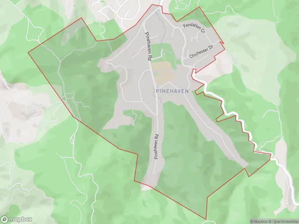 Pinehaven, Wellington Polygon Area Map