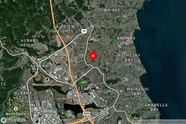 Pinehill,Auckland Satellite Map