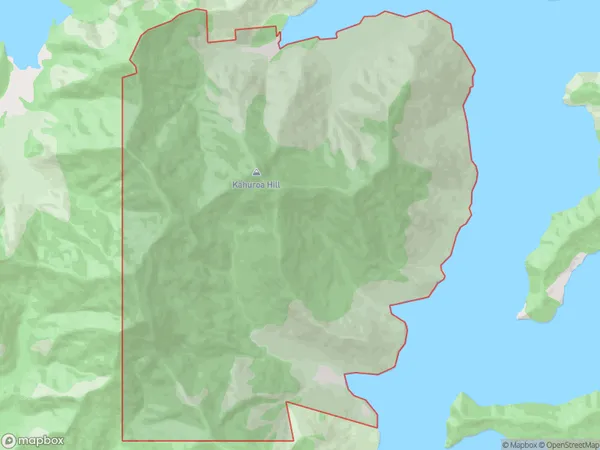 Pinohia, Marlborough Polygon Area Map