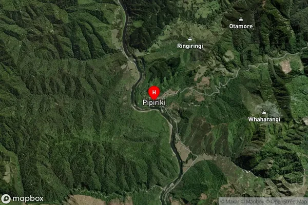 Pipiriki,Manawatu-Wanganui Satellite Map