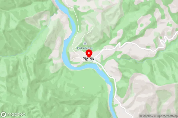 Pipiriki,Manawatu-Wanganui Area Map