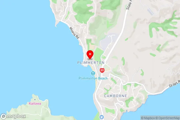 Plimmerton,Wellington Area Map