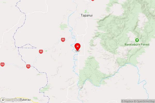 Pomahaka,Otago Region Map