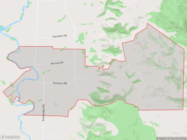 Pomahaka, Otago Polygon Area Map