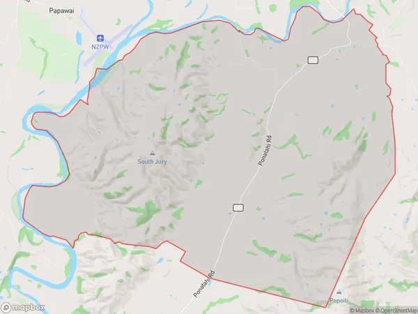 Ponatahi, Wellington Polygon Area Map