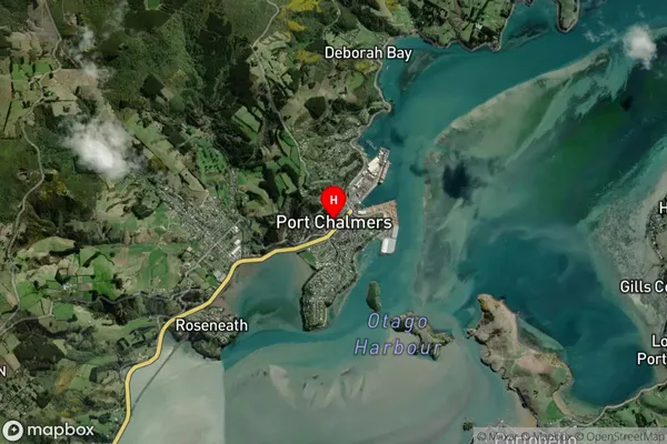 Port Chalmers,Otago Satellite Map