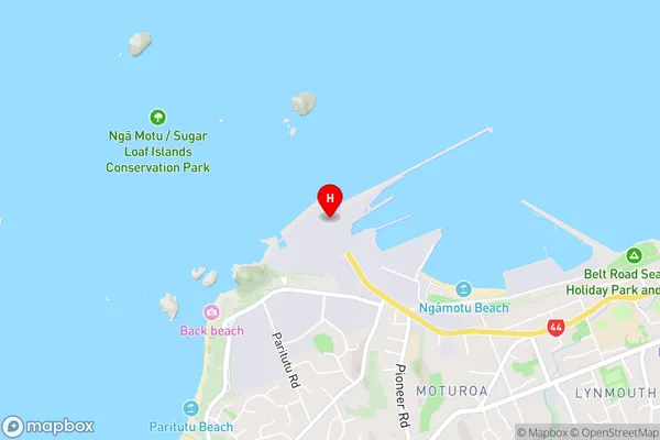 Port Taranaki,Taranaki Area Map