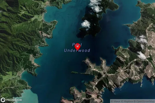 Port Underwood,Marlborough Satellite Map