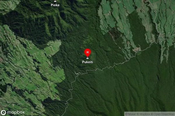 Pukeiti,Taranaki Satellite Map