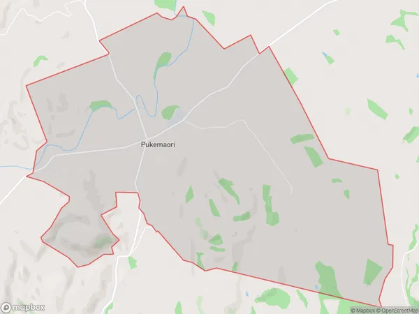 Pukemaori, Southland Polygon Area Map