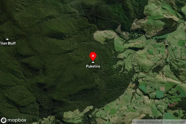 Puketiro,Otago Satellite Map