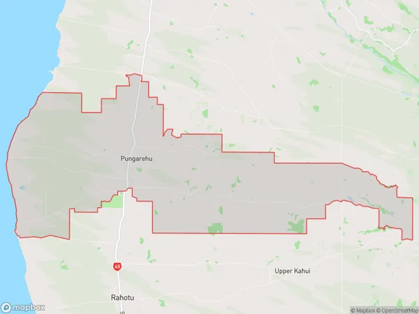 Pungarehu, Gisborne Polygon Area Map