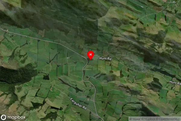 Purekireki,Otago Satellite Map