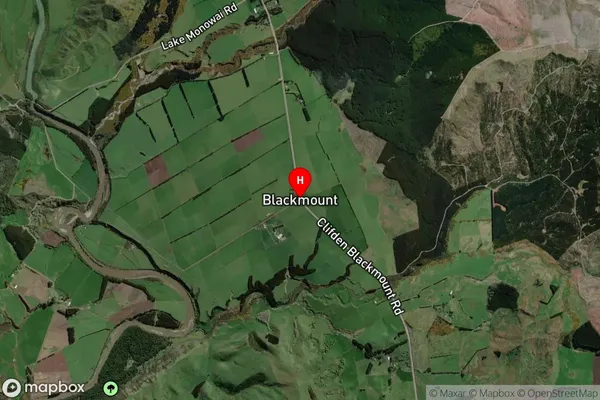 Blackmount,Southland Satellite Map