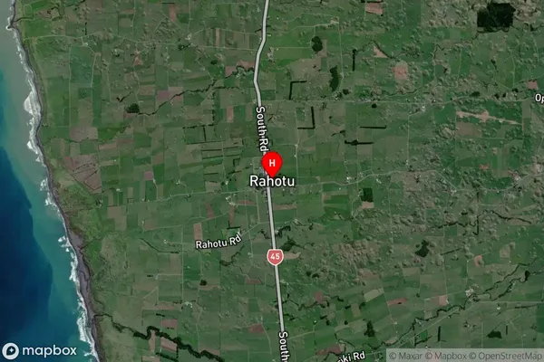 Rahotu,Taranaki Satellite Map