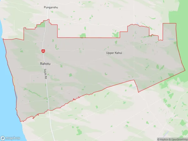 Rahotu, Taranaki Polygon Area Map