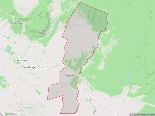 Rangataua, Manawatu-Wanganui Polygon Area Map