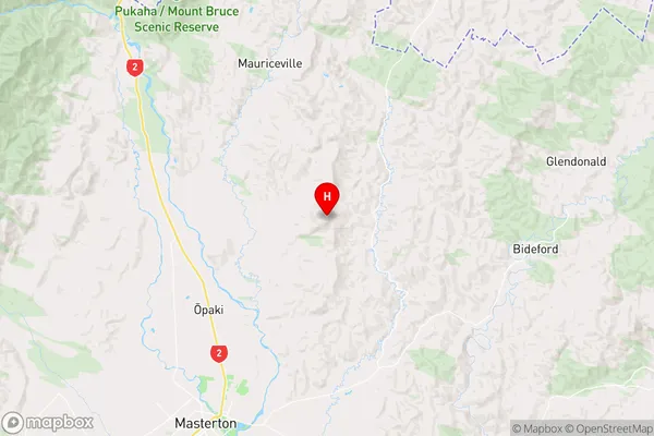 Rangitumau,Wellington Region Map