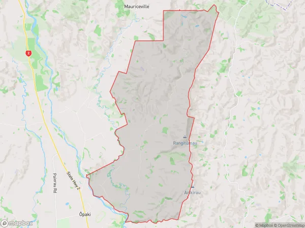 Rangitumau, Wellington Polygon Area Map