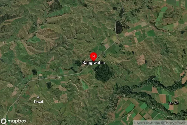 Rangiwahia,Manawatu-Wanganui Satellite Map