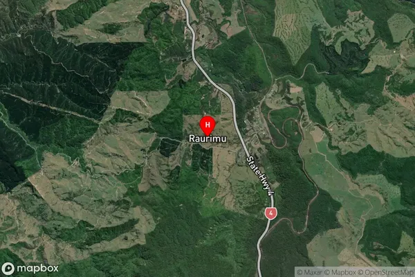 Raurimu,Manawatu-Wanganui Satellite Map