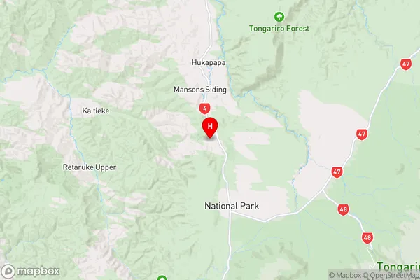 Raurimu,Manawatu-Wanganui Region Map