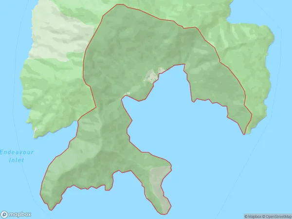 Resolution Bay, Marlborough Polygon Area Map