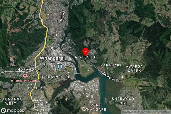 Riverside,Northland Satellite Map