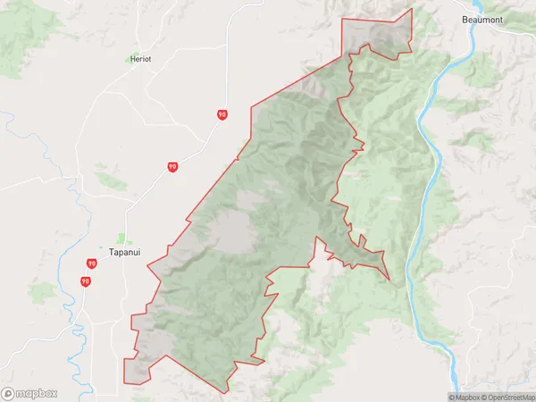 Blue Mountains, Wellington Polygon Area Map