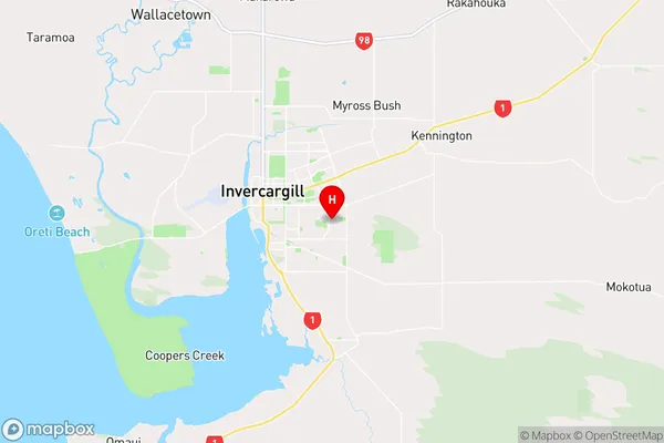 Rockdale,Southland Region Map