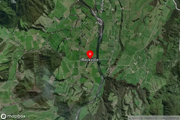 Rockville,Tasman Satellite Map