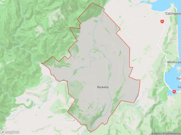 Rockville, Tasman Polygon Area Map